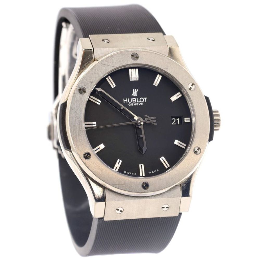 Hublot Classic Fusion Automatic Watch Titanium and Rubber 45 - - Picture 3 of 6